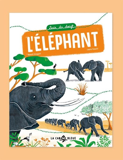 Suis du doigt l'éléphant