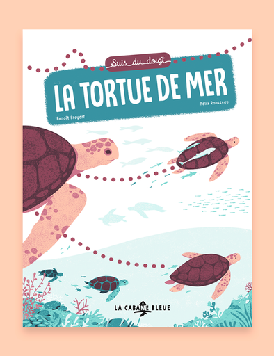 Suis du doigt la tortue de mer